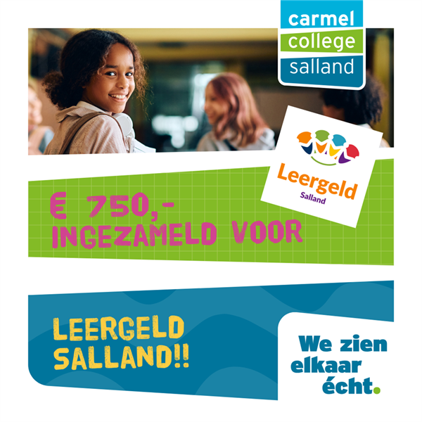 € 750 ingezameld voor Leergeld Salland